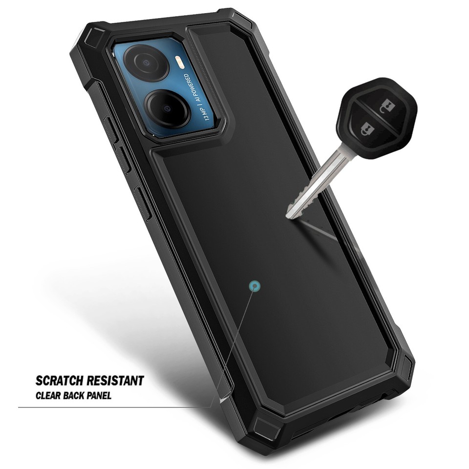 DIGTIALL Case For Cricket Magic 2 5G 2024 U655AC/ATT Propel 2 5G U655AA 6.5\" With Tempered Glass Screen Protector,Dual Layer Heavy Duty Shockproof Protective Cover,Frog On Mushroom