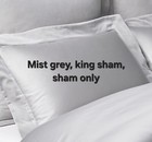 RH Italian Siena 1000-Thread Count Sateen & Velvet King Sham Restoration Hardwar