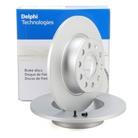 Delphi Bremsscheiben Satz Ø 272Mm FüR VW Golf 6 7 8 T-ROC Touran A3 Q2 TT Hinten