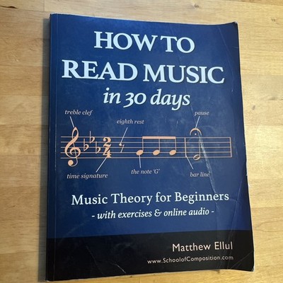 How to Read Music in 30 Days Music Theory for Beginners exercises & online audio