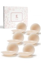 Nipple Covers for Women, Reusable Adhesive Silicone Bra Pasties