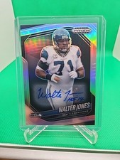 2025 Panini Prizm Black - Walter Jones #135 Silver Prizm Autographs (AU)