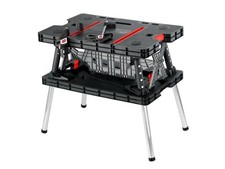  Keter Folding Work Table With Clamps Max Load 450kg Max Height 85cm KET237005