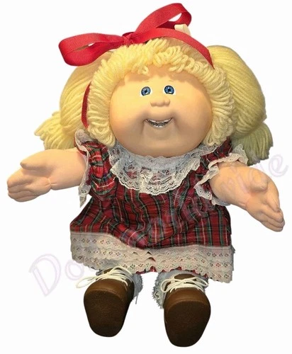 RARE Cabbage Patch Girl ~ Head Mold #19 ~ w/Custom Braces ~ Blonde~ BIN!