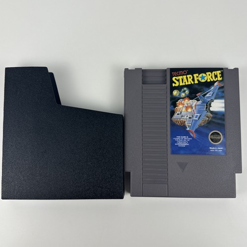 NES 1985 Tetris & Star Force (Tecmo) w/ Sleeves - Cleaned Tested & Work Great. - Picture 11 of 18