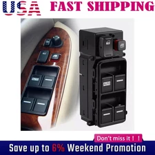 For Honda Accord 2003-07 Electric Power Master Window Control Switch Left Pjclvr