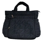 Diaper Bag Cloud Island Large Black Backpack w/ Changing Pad, Recycled Polyester