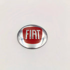1x 4x Stickers Fiat Car Wheel Center Cap Sticker 3D Logo New 56mm Silver Blue