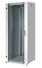 ARMADIO RACK PER RETI 19" 42U (A)2002, (L)600, (P)600 COLORE GRIGIO PORTA VETRO 