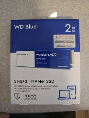 WD Blue SN570 2 TB WDS200T3B0C SSD - 2 TB NVMe PCIe 3.0 x4 up to 3500/3500 MB/s