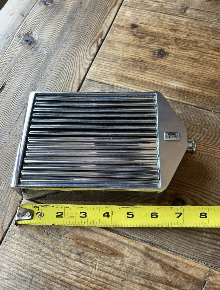 Rolls Royce Vintage Ruddspeed LTD Cromo Radiador Parrilla Frasco Decantador Barware Foto 2 de 4