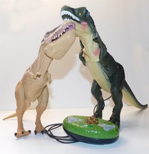 Jurassic World 16" T-Rex  Animal Planet Wired Remote Control 22" T-Rex, Set -2