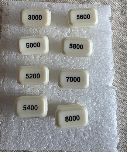 Set of 8 MSD RPM Module Chips 3000 5000 5200 5400 5600 5800 7000 8000