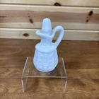 Vtg. Westmoreland Oil/Vinegar Cruet Bottle~Paneled Grape Milk Glass Vintage