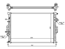 Radiateur Ford GALAXY