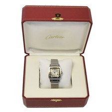 CARTIER Santos Galve W20058C4 SS/YG Silver Dial Automatic Men's Watch A#146140 8