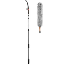 23 In. Steel Blade Extendable 4.9-20 Ft Aluminum Pole Tree Pruner Manual Saw for