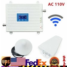 Tri-Band 2G/3G/4G Signal Amplifier Repeater 900/1800/2100 Signal Booster GSM DCS