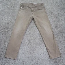 AG Adriano Goldschmied Jeans Mens 34 Brown Tellis Modern Slim AG-ED Denim 34x30