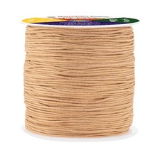 Mandala Crafts 0.8mm Tan Blind Strings Lift Shade Cord 109 Yards Braided Nyl