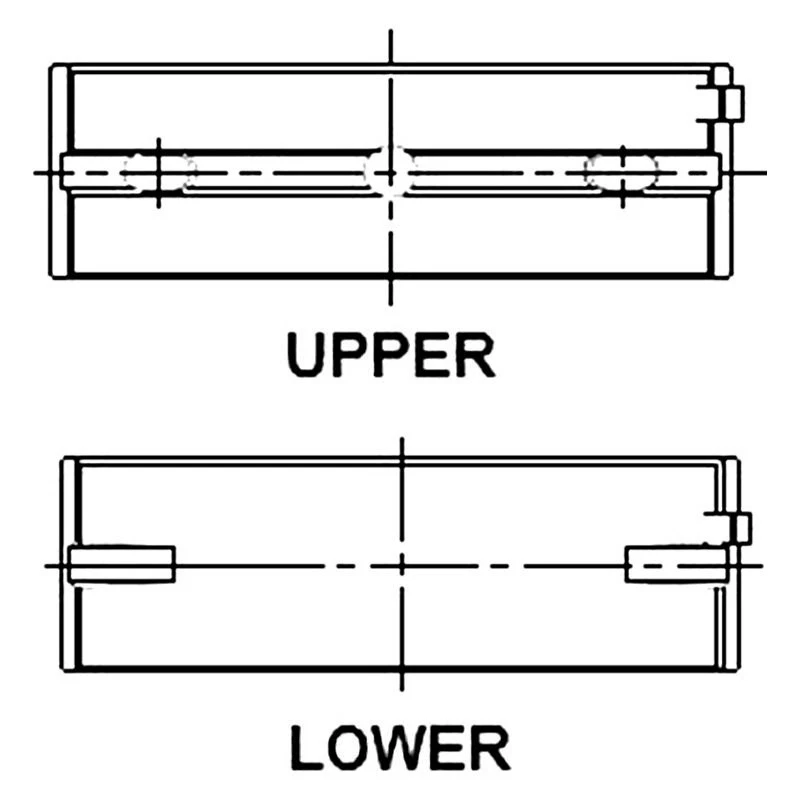 For Nissan Maxima 1995-2001 ACL 4M2633HX-STD Race Main Bearing Set Foto 2 de 4