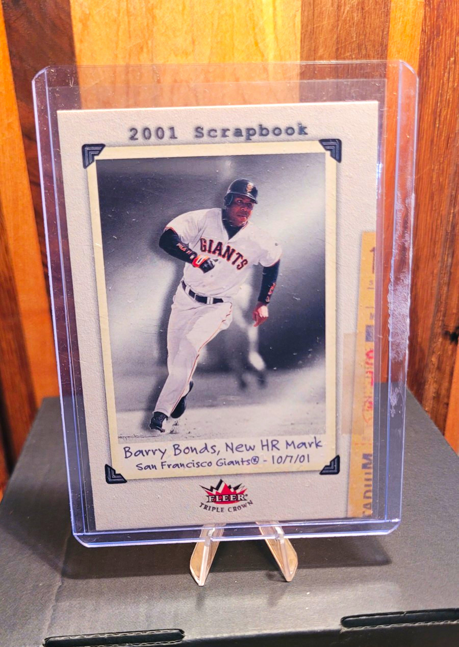 Fleer 2001 Scrapbook 2-Card Lot Barry Bonds Giants #231 New HR Mark #248 NL MVP