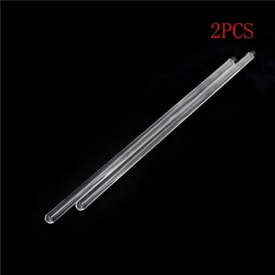 2pcs Lab Use Stir Glass Stirring Rod Laboratory Tool 6 #zv