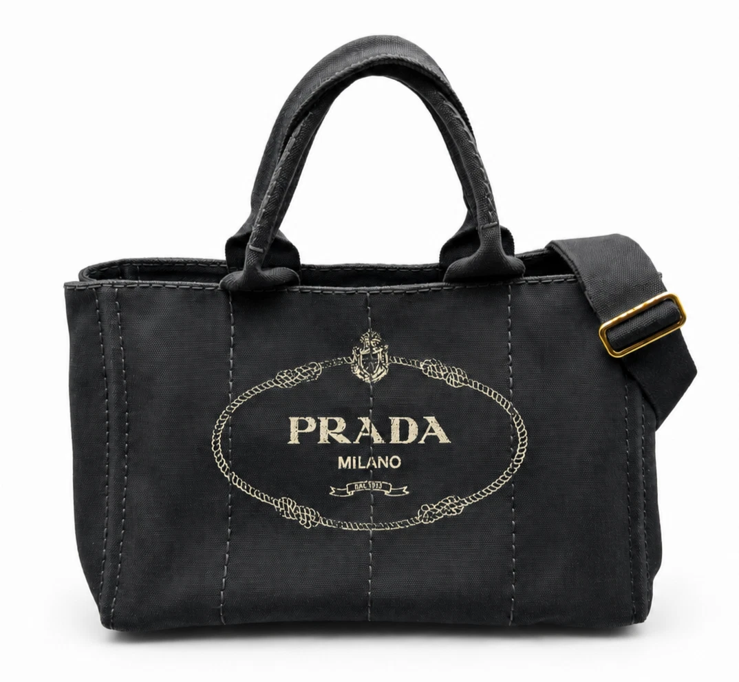PRADA Denim Exterior Bags & Handbags for Women for sale | eBay