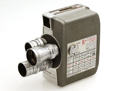 Wollensak Eight Model 53 8mm Filmkamera mit 3 Objektiv Revolver - defekt ! - Bild 1 von 4