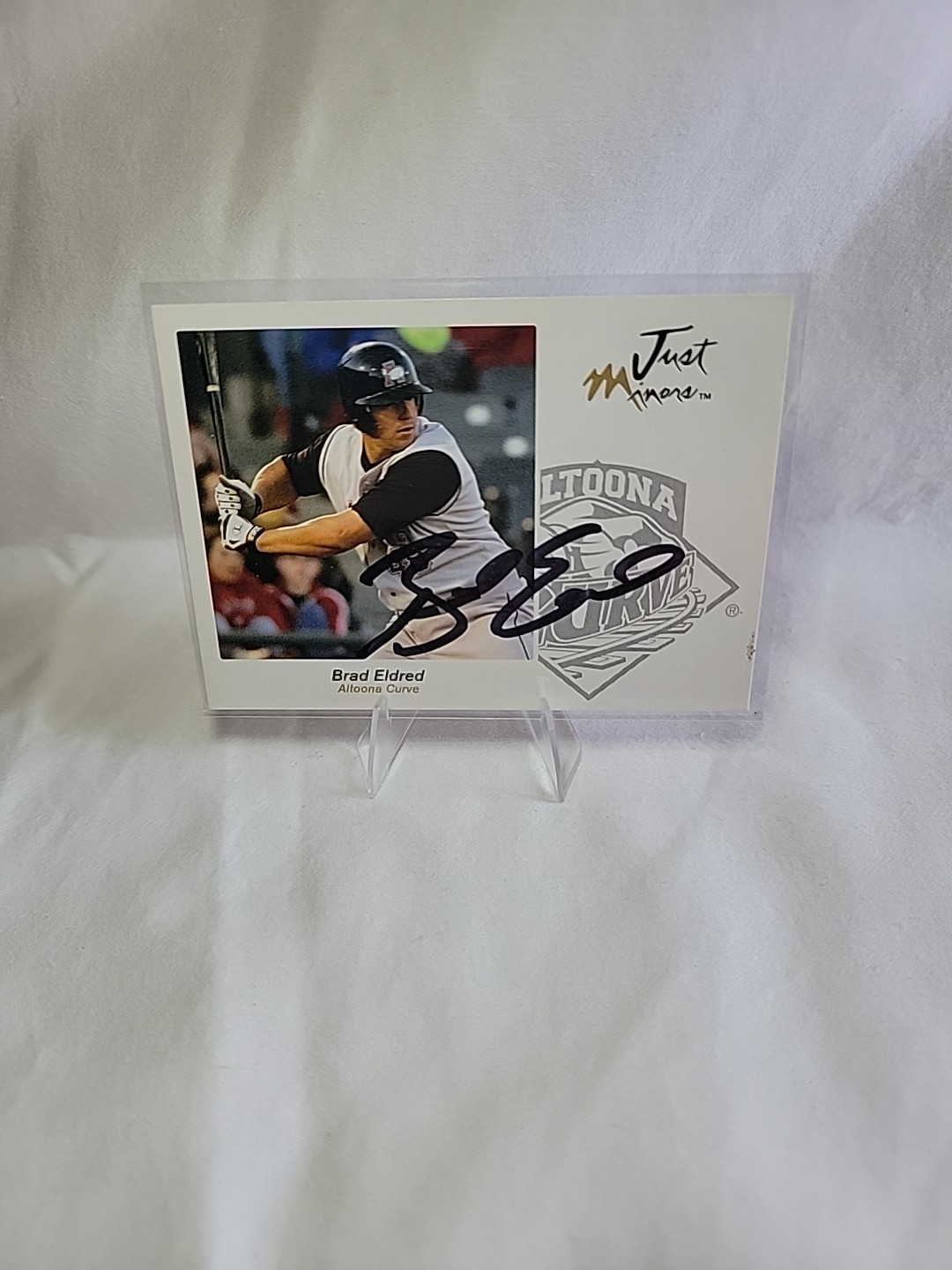 Brad Eldred 2005 Just Autographs #17 Altoona Curve Auto Hand Signed