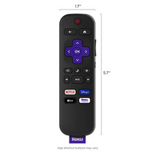 Roku Voice Remote-Compatible with All Roku Models Channel Shortcuts Vary 