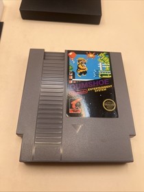 Gumshoe (Nintendo, 1986) NES Black Box Complete 5 Screw Hang Tab TESTED