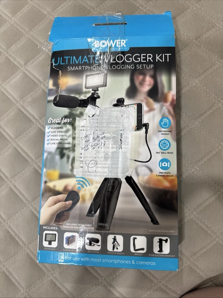 KIT VLOGGER BOWER ULTIMATE WA-VLEKIT2 NUEVO EN PAQUETE Foto 2 de 3