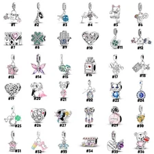 KUNSIR 925 Sterling Silver Charm for Bracelet & Necklace Pendant DIY Bead Charm