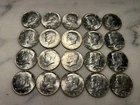 20 Kennedy 1967 Half Dollars 40% Silver Very Good Condition # 36