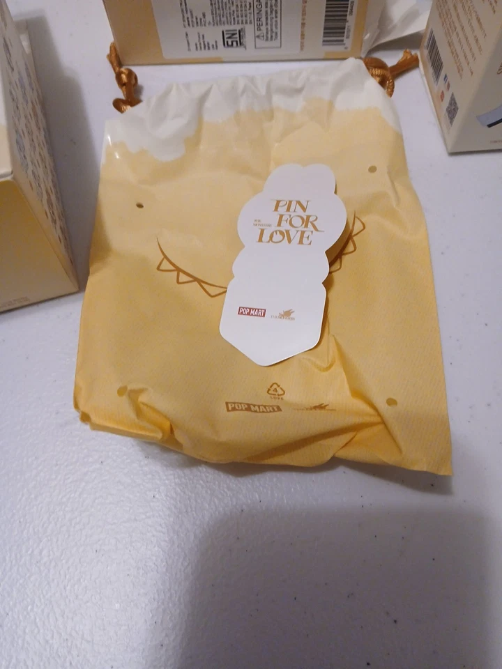 " E " LETTER Comfirmed Pin For Love PENDANT POP MART Authentic Purple Labubu - Image 4 of 4