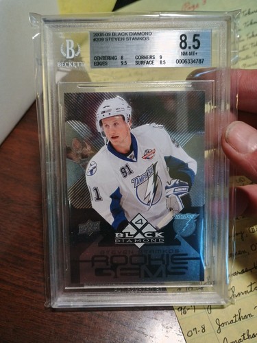 Steven Stamkos #209 card from 2008 Upper Deck Black Diamond