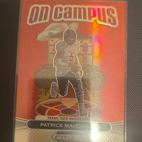 Patrick Mahomes II #OC-PM 2021 Panini Prizm Draft Picks On Campus card