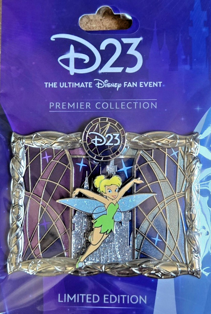 Disney D23 Premier Collection LE1000 pin featuring Tinker Bell NWT