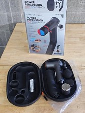 Sharper Image Hot  Cold Reach Percussion Massager Gun Rechargeable Portable