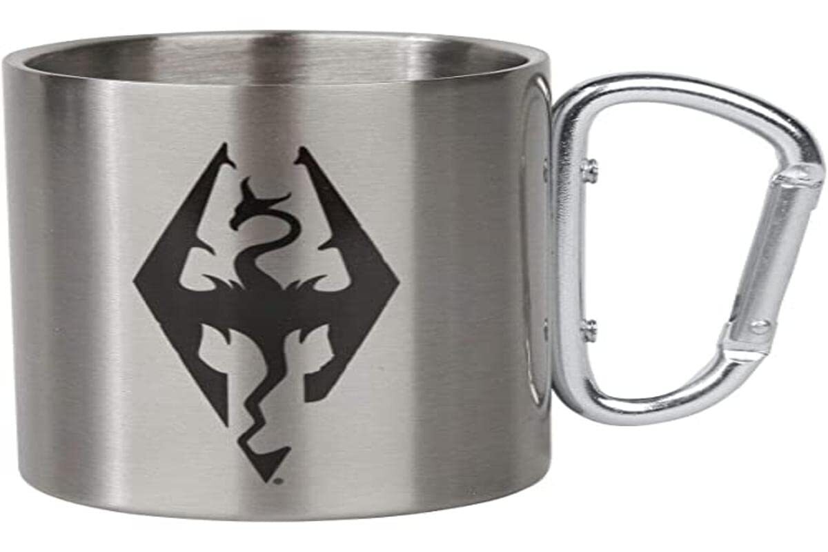 Skyrim Mug Carabiner Logo Box   ABYSTYLE