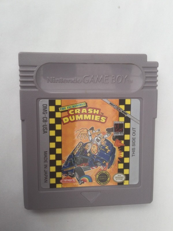 🌟CRASH DUMMIES🌟NINTENDO GAME BOY🌟COLOR🌟SP🌟GBA🌟UK🇬🇧SELLER🌟FAST POSTAGE🌟