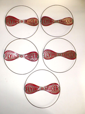 5 Vintage 1950s Atomic Flying Saucer Formis Jet