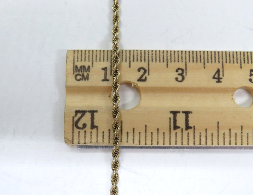 L@@K schöne massive 14K Gelbgold SEILKETTE HALSKETTE 20,75" Unisex - Bild 12 von 13