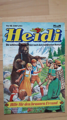 Heidi Nr.18 von 1976 - Z1-2 BASTEI COMICHEFT