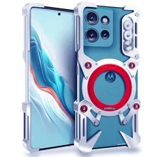 360°Rotation Ring Magsafe For Moto Edge 60 50Pro Fusion Ultra Metal Bumper Cover