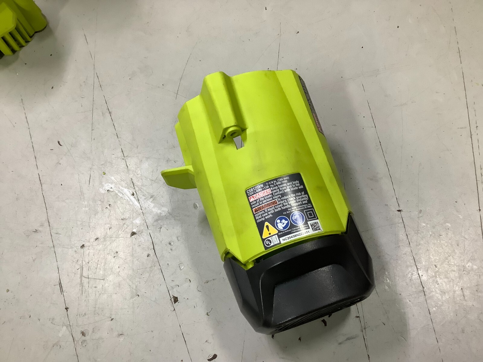 Ryobi CSB125 13 Amp 7.25 inch Circular Saw MOTOR COVER