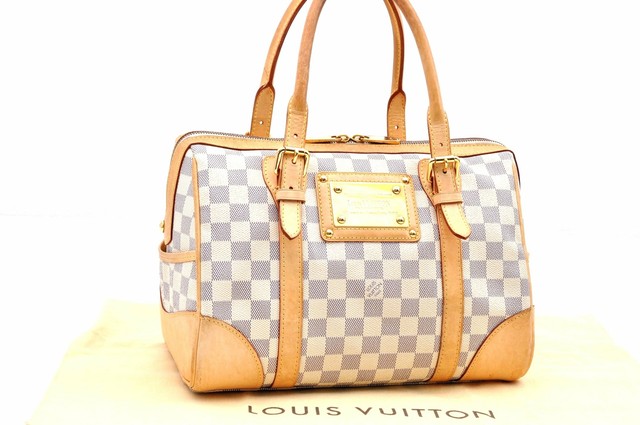 Authentic Louis Vuitton Damier Azur Berkeley Hand Bag N52001 LV 98435 | eBay