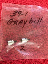 39-1 GRAYHILL 	 SWITCH PUSH SPST-NO 0.5A 115V  2 PCS  NOS