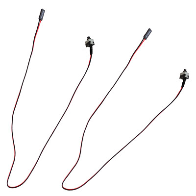Desktop PC Power Switch Cable ATX Computer Motherboard Press Reset Button Wire